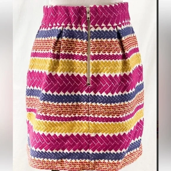 Women’s Anthropologie Striped Morgan Carper Nomad Mini Skirt - Picture 4 of 10